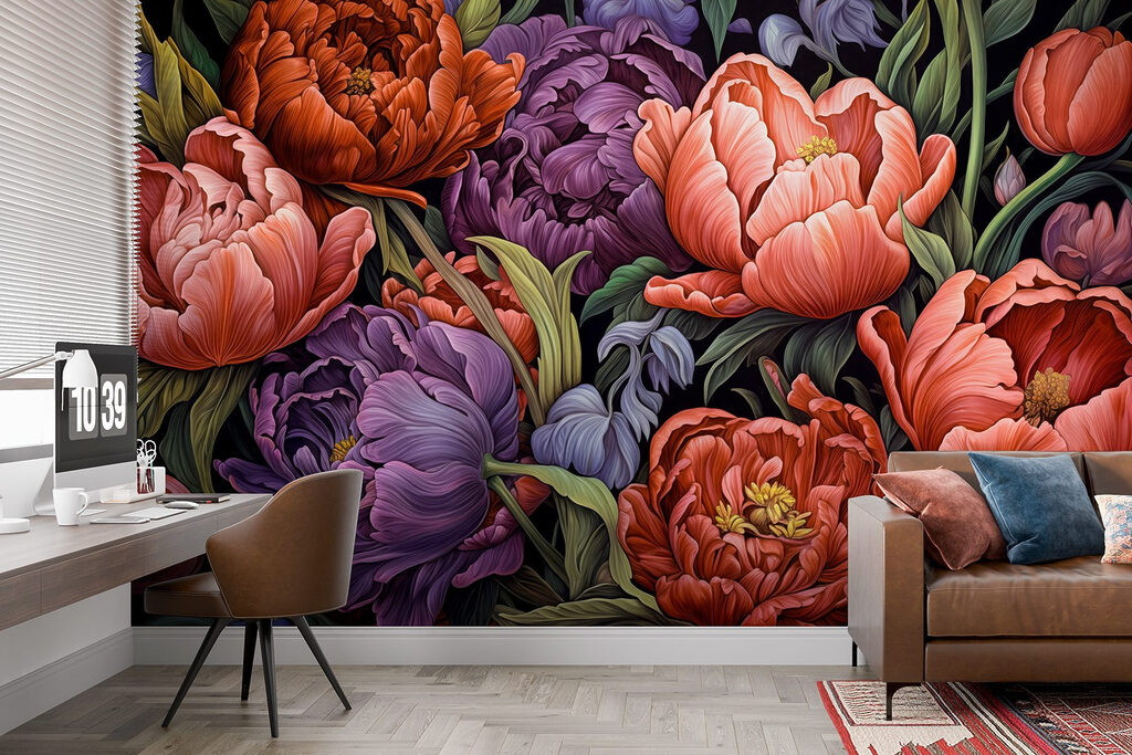 Ramo de flores intensas — interior 6