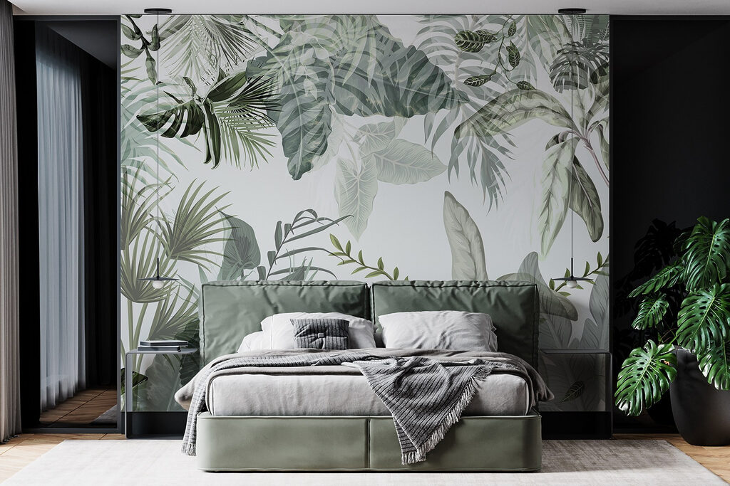 Corona de hojas verdes — interior 5
