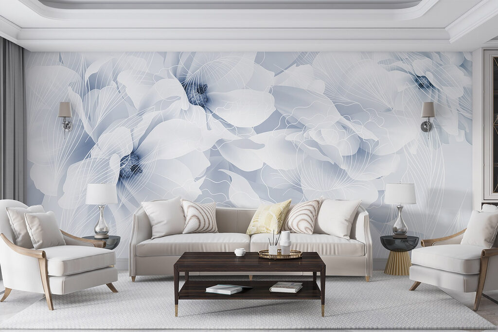 Flores grandes en capas — interior 4