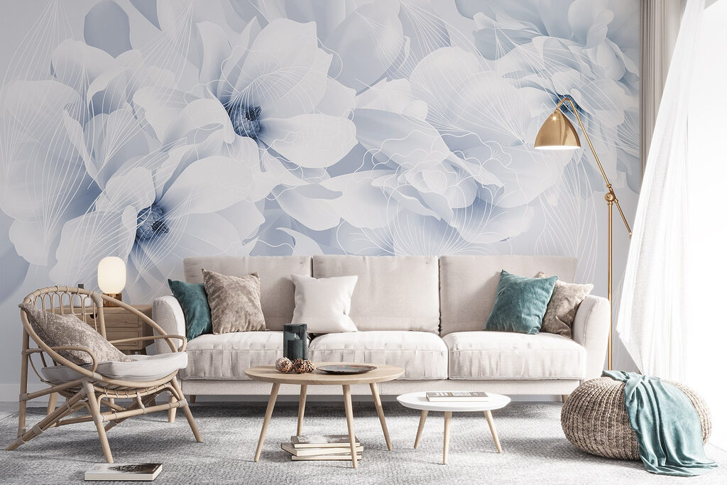 Flores grandes en capas — interior 5