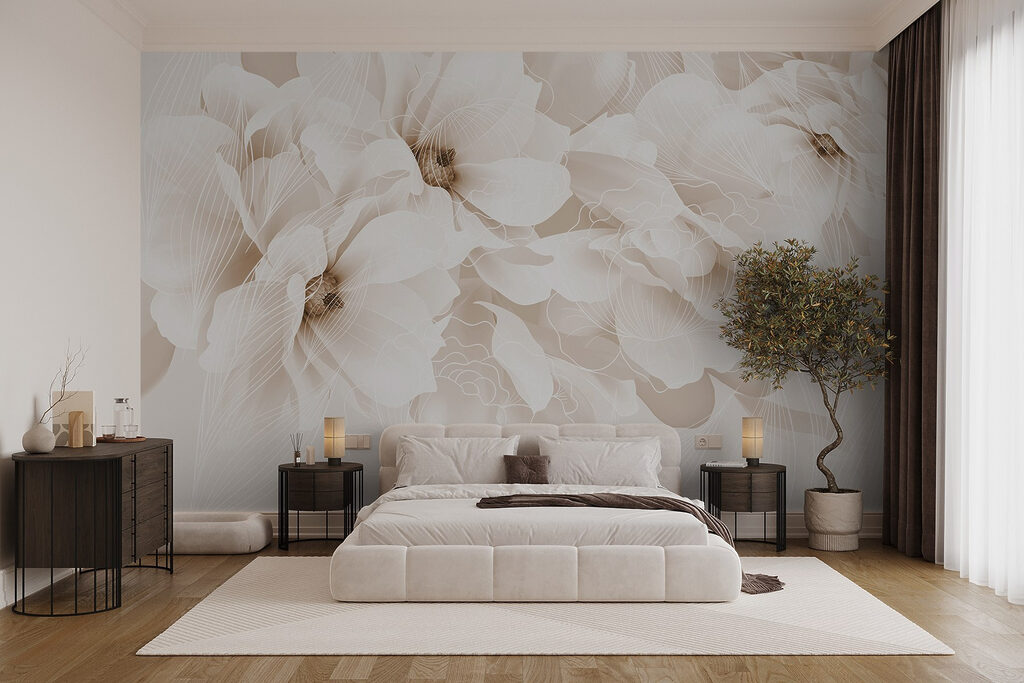 Flores grandes en capas — interior 2