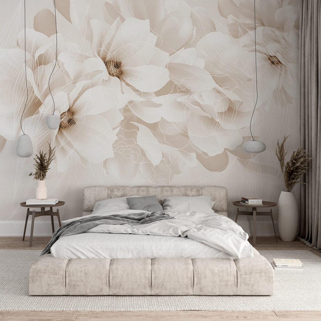 Flores grandes en capas — interior 3