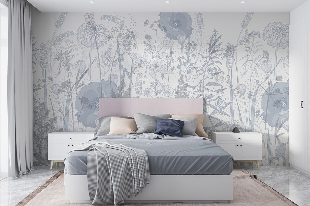 Flores silvestres en líneas — interior 1