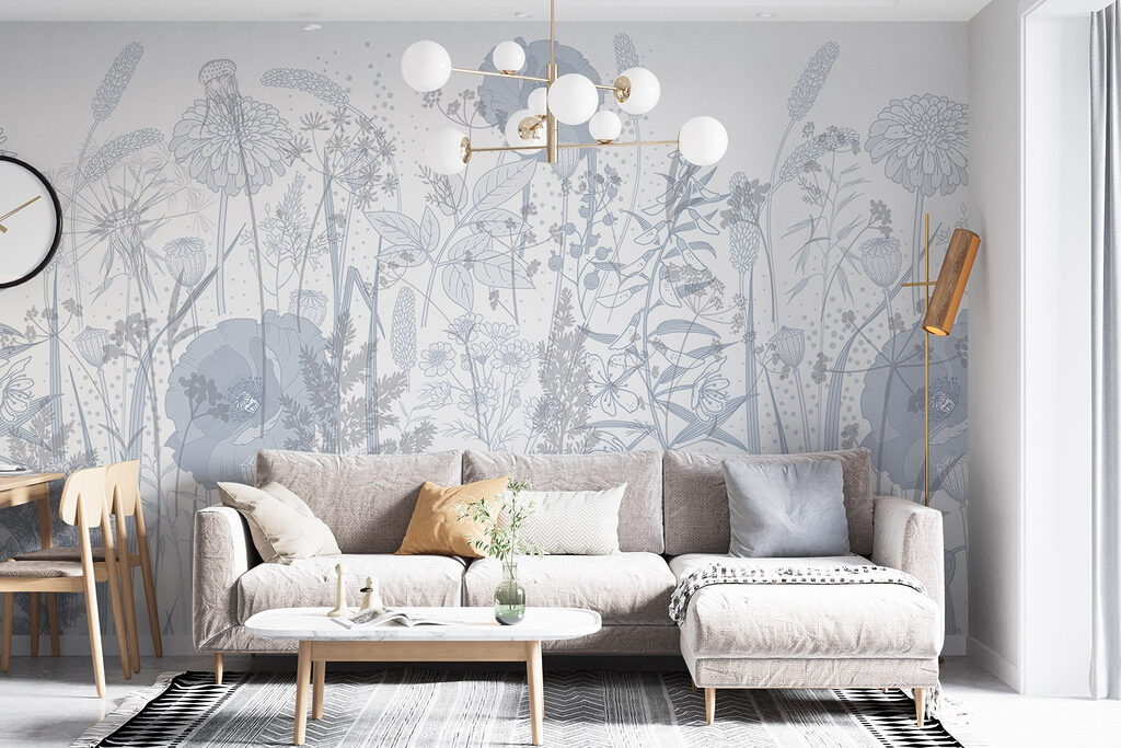 Flores silvestres en líneas — interior 5