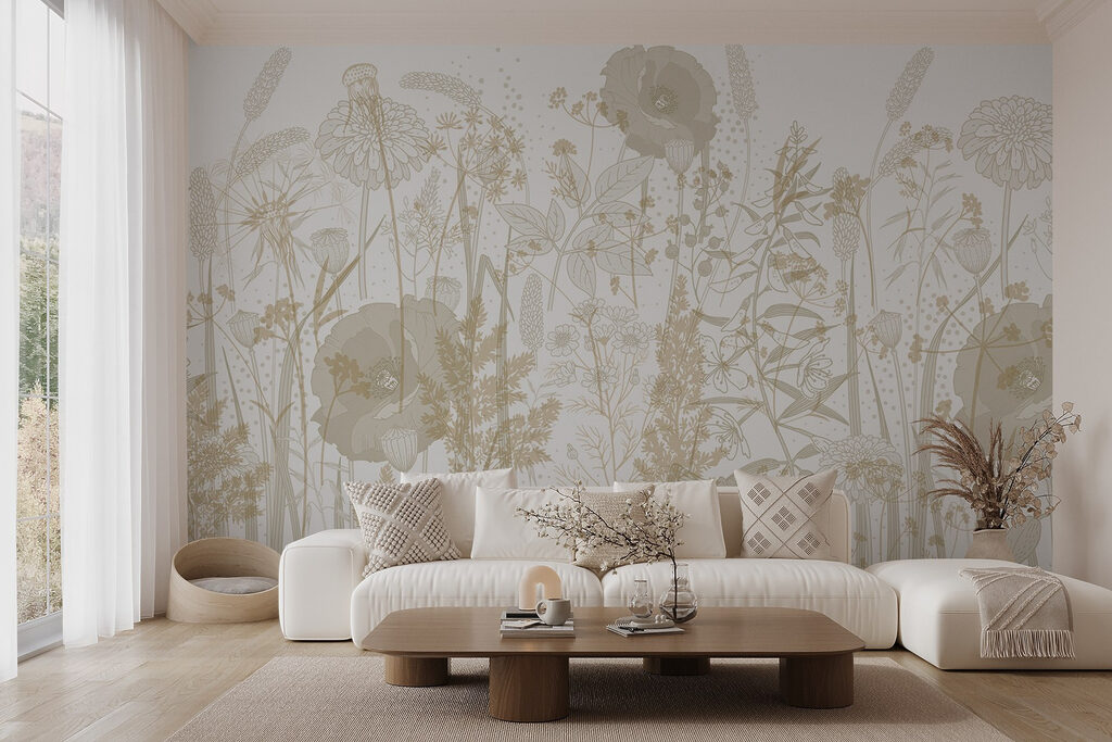 Flores silvestres en líneas — interior 4