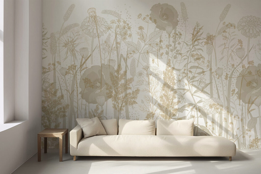 Flores silvestres en líneas — interior 5