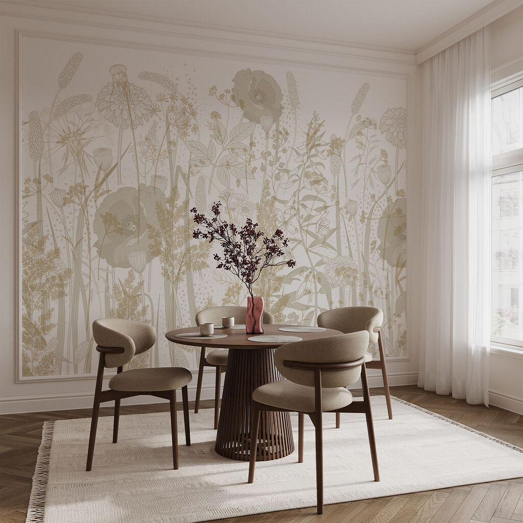Flores silvestres en líneas — interior 6