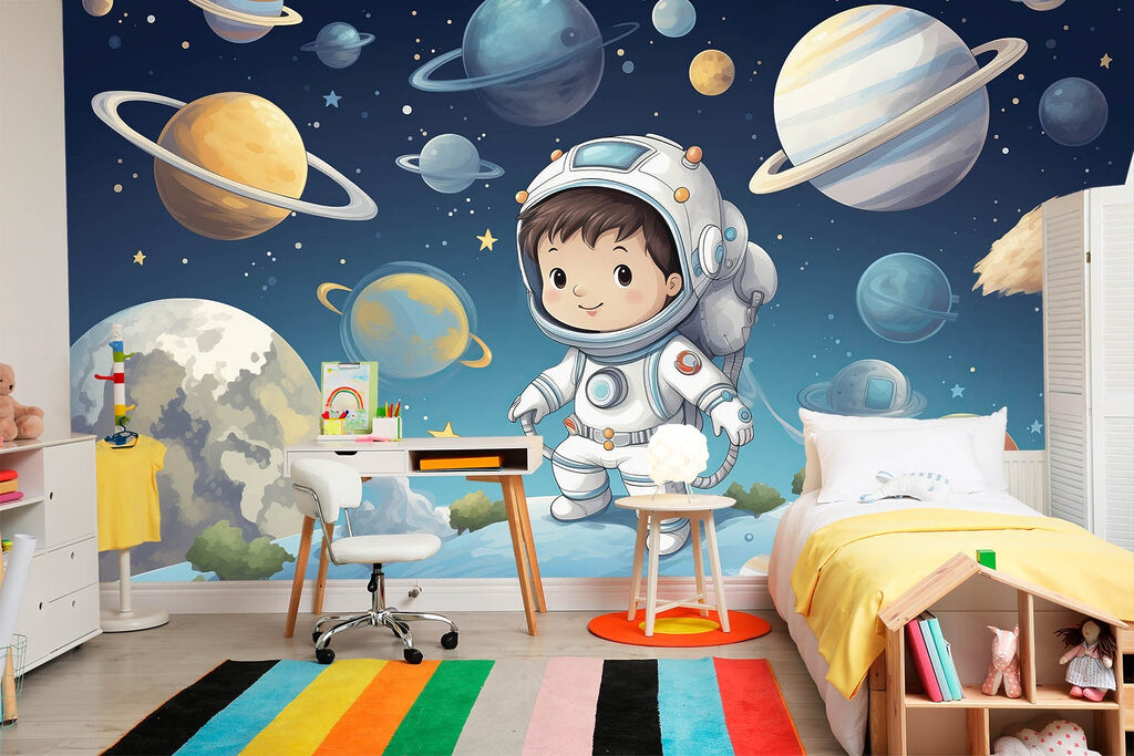Astronauta entre planetas — interior 1