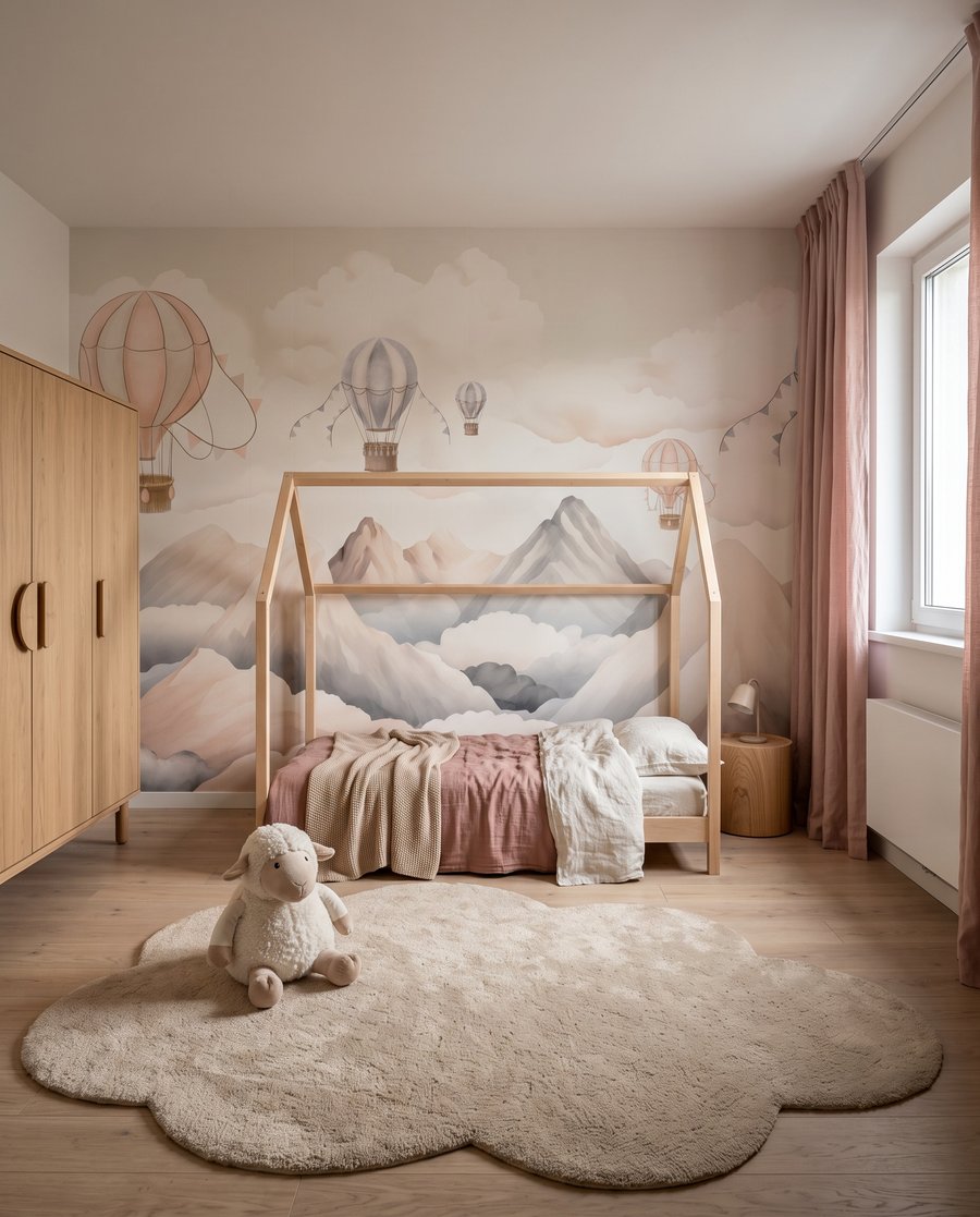 Globos sobre montañas blancas — interior 3