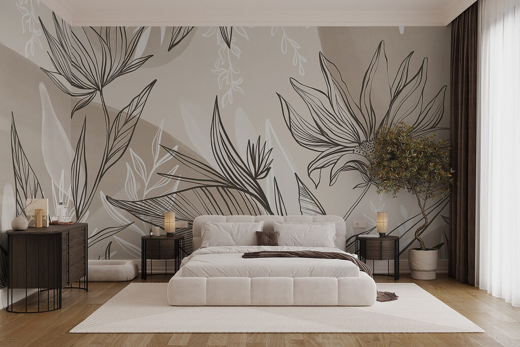 Trazos negros sobre verde — interior 3