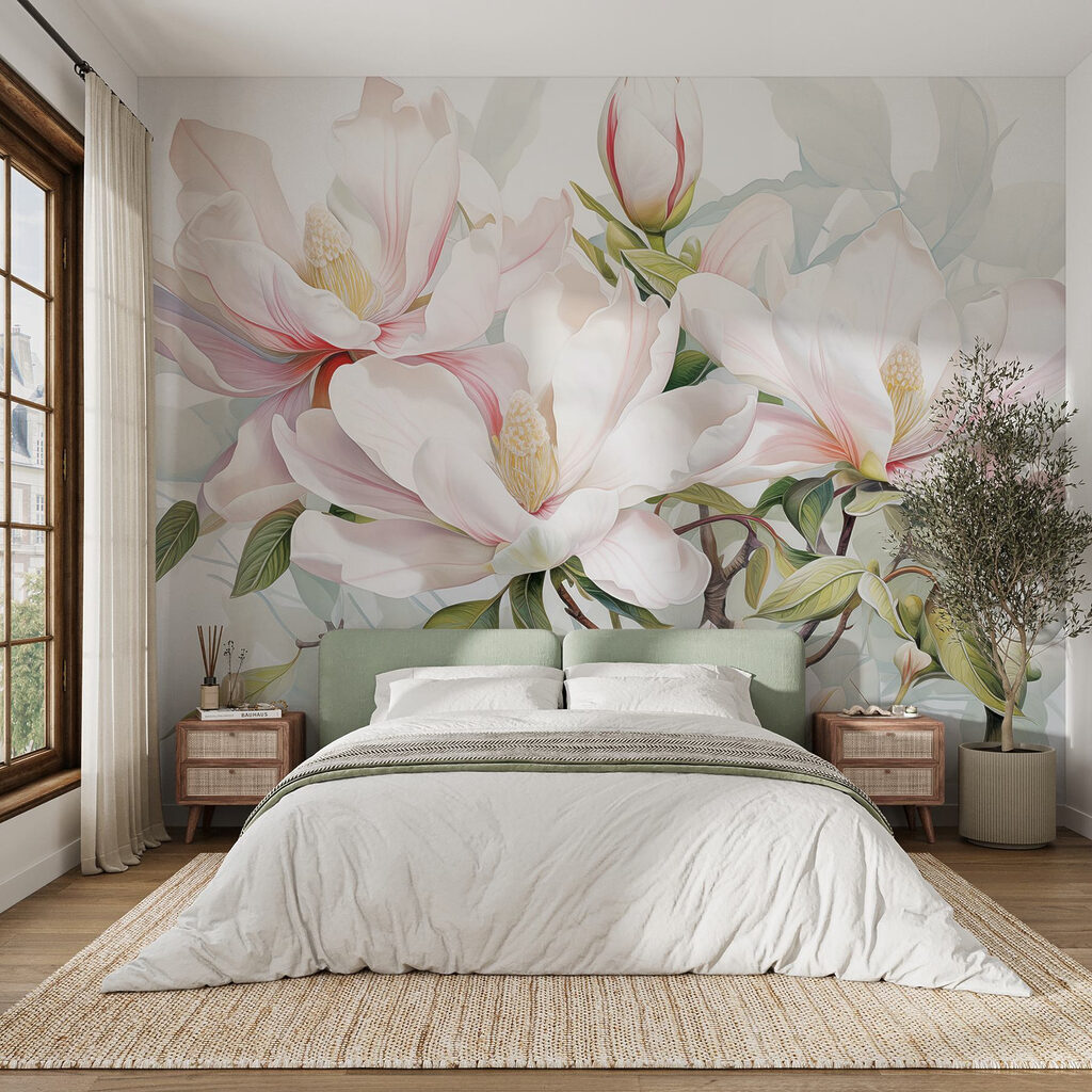 Magnolia en acuarela fresca — interior 4