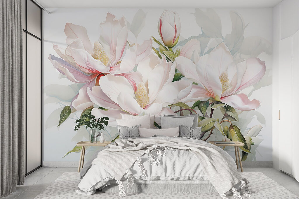 Magnolia en acuarela fresca — interior 5