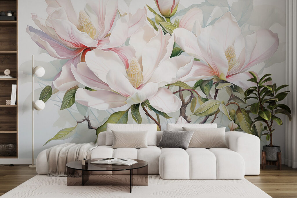 Magnolia en acuarela fresca — interior 6