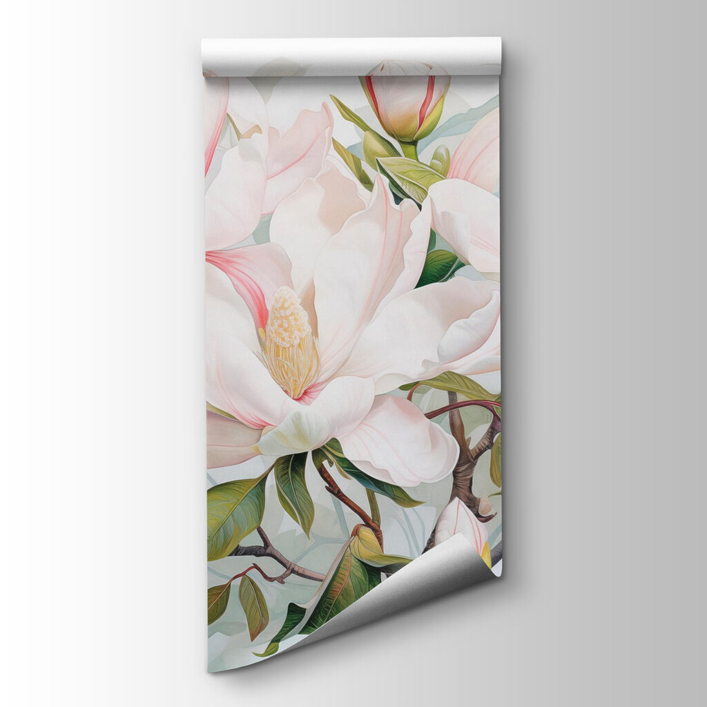 Magnolia en acuarela fresca — vista del producto
