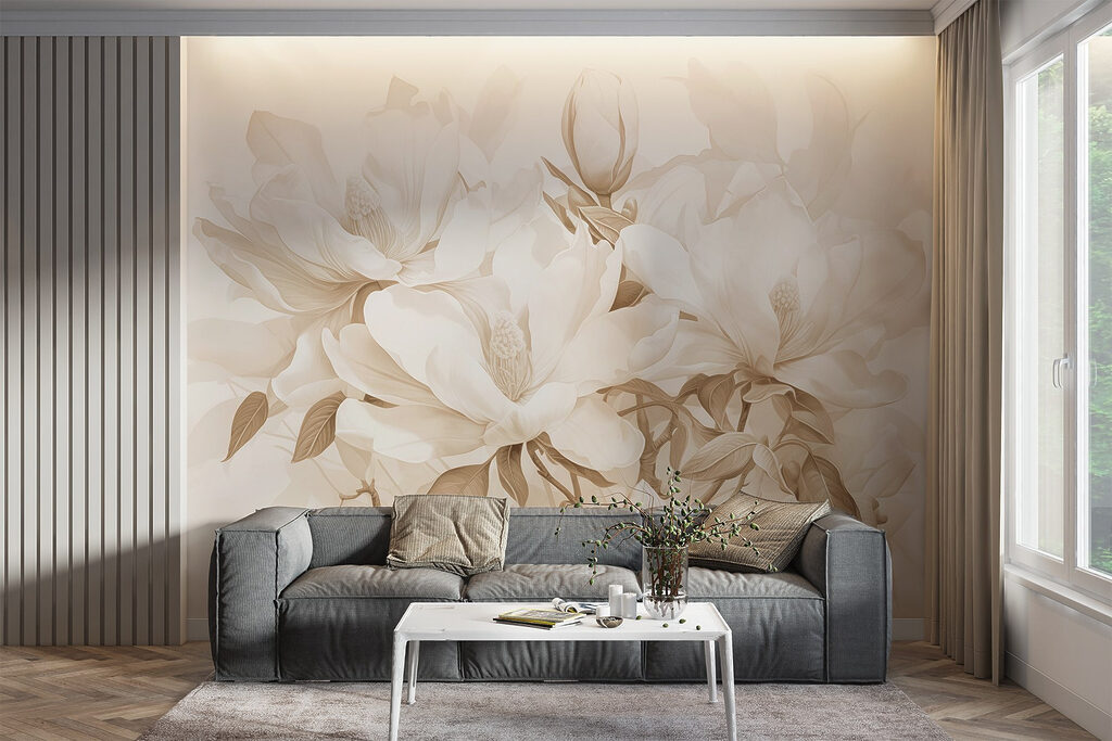 Magnolia en sepia cálida — interior 4