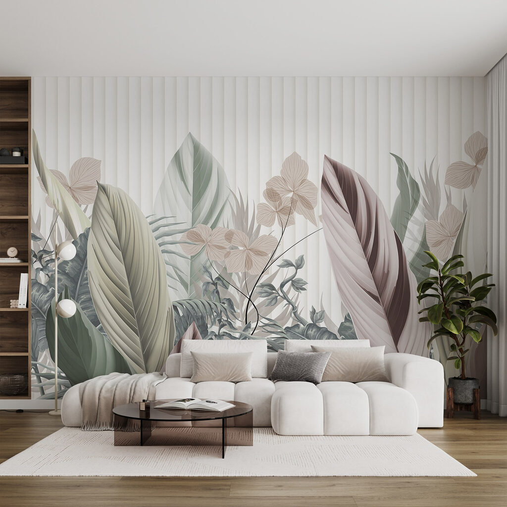 Jardín tropical claro — interior 4