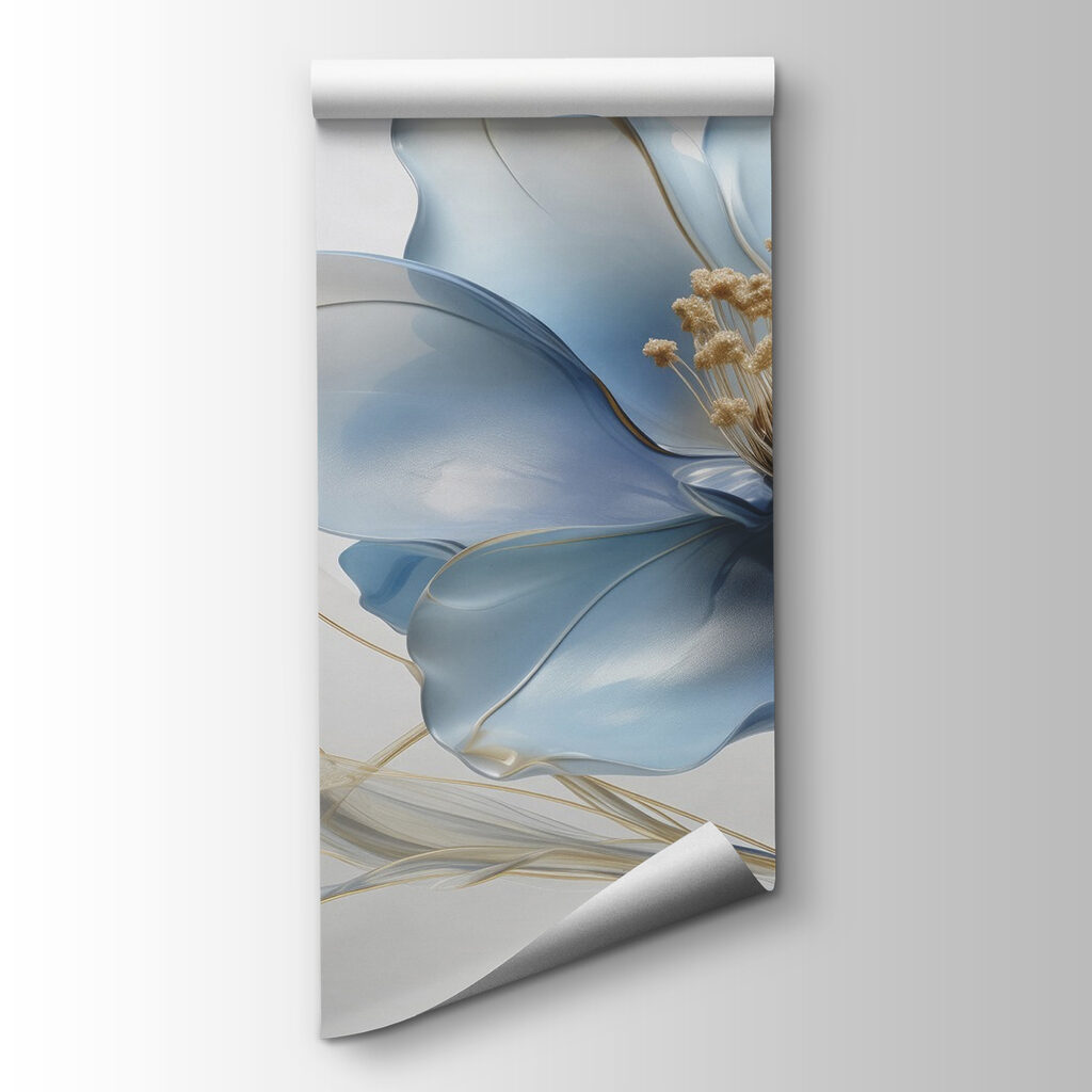 Flor con vetas doradas — vista del producto