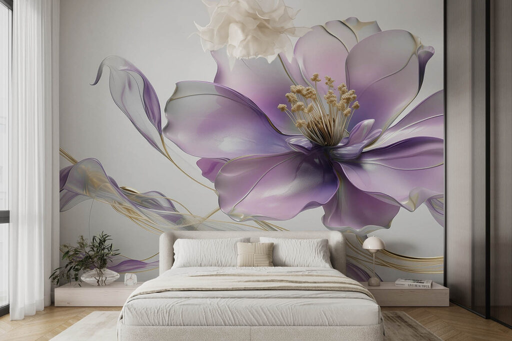 Flor con vetas doradas — interior 2