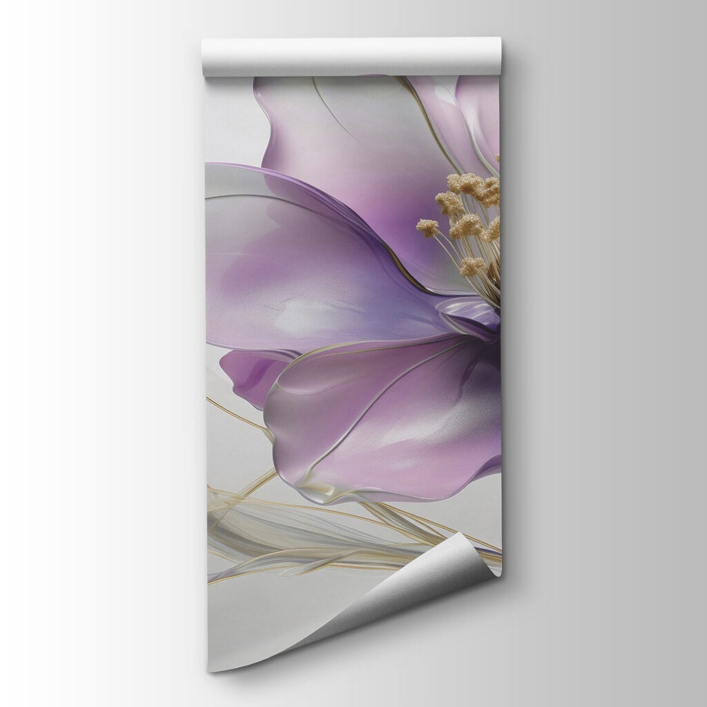 Flor con vetas doradas — vista del producto