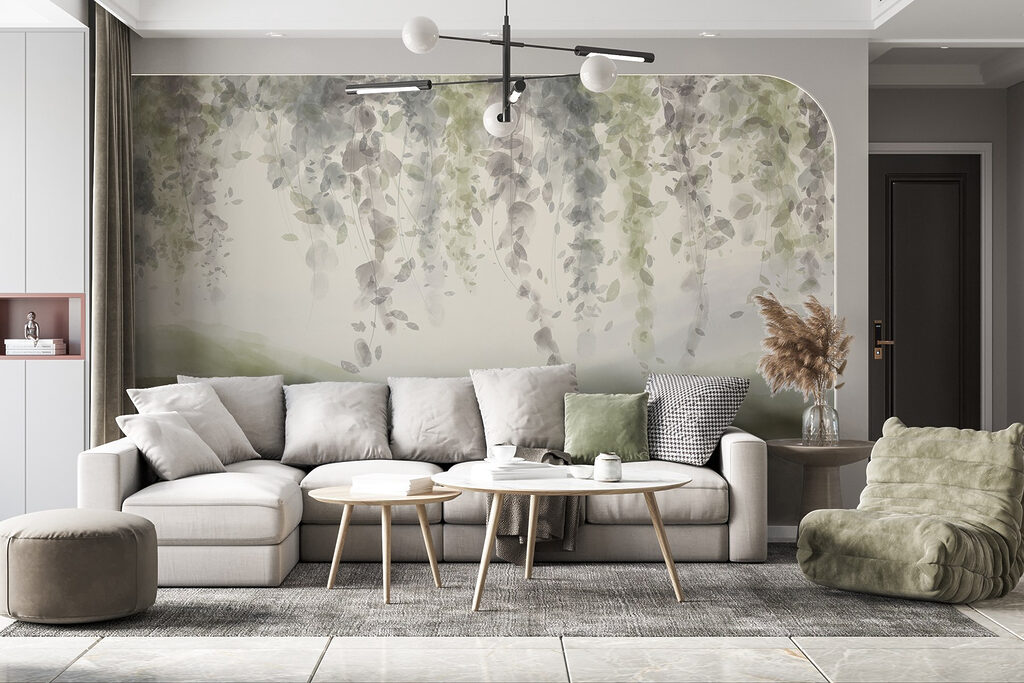 Flores colgantes sobre colinas — interior 4