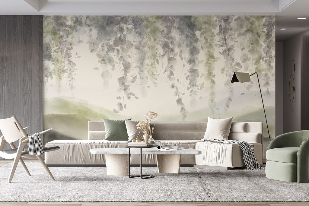 Flores colgantes sobre colinas — interior 5