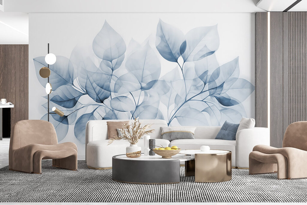 Hojas abanicadas luminosas — interior 2