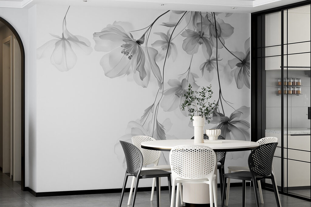 Flores colgantes en ramas — interior 6