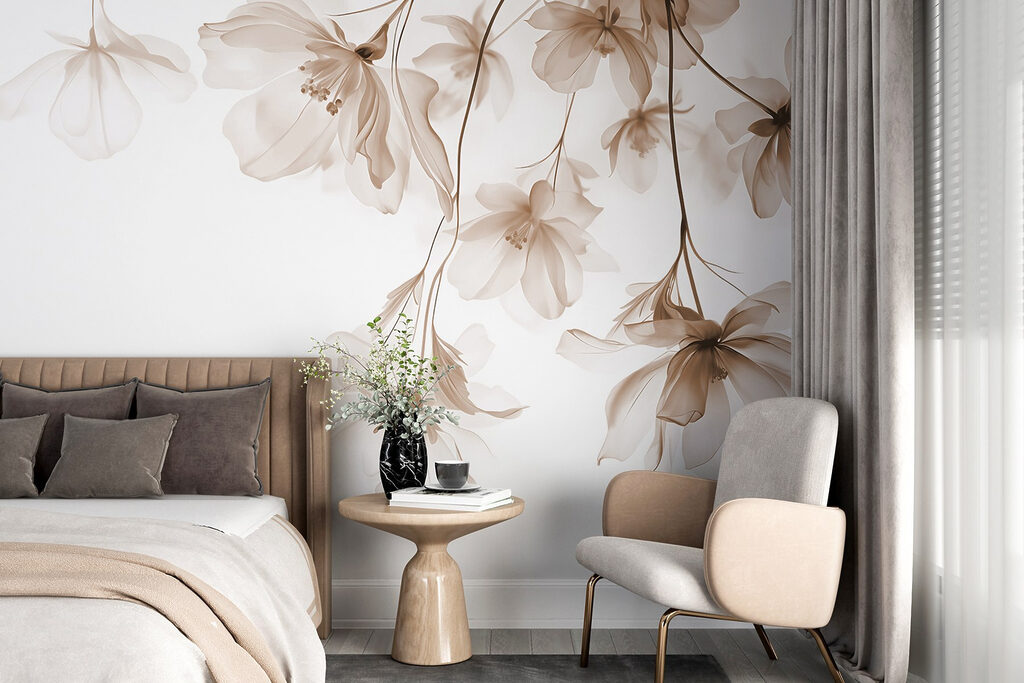 Flores colgantes en ramas — interior 2