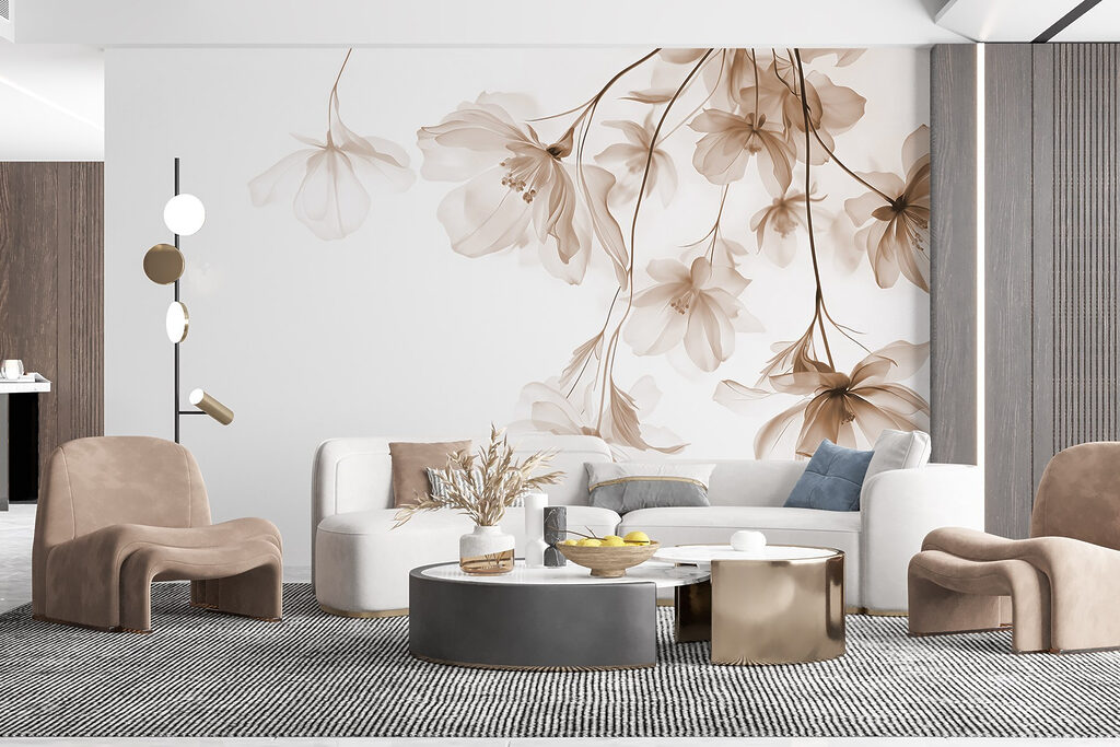 Flores colgantes en ramas — interior 6
