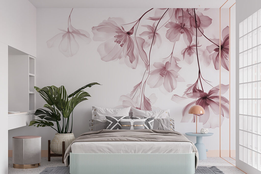 Flores colgantes en ramas — interior 4