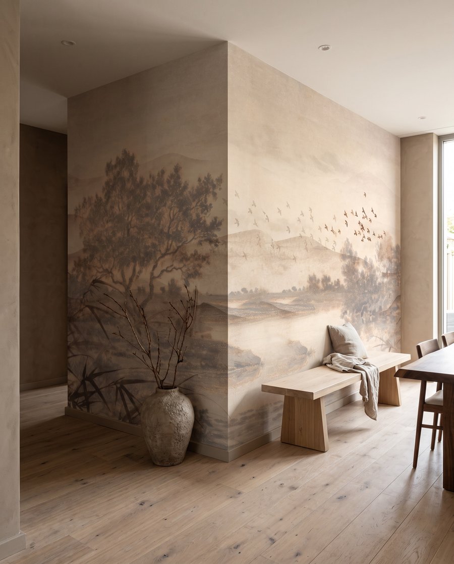 Orilla tranquila de río — interior 4