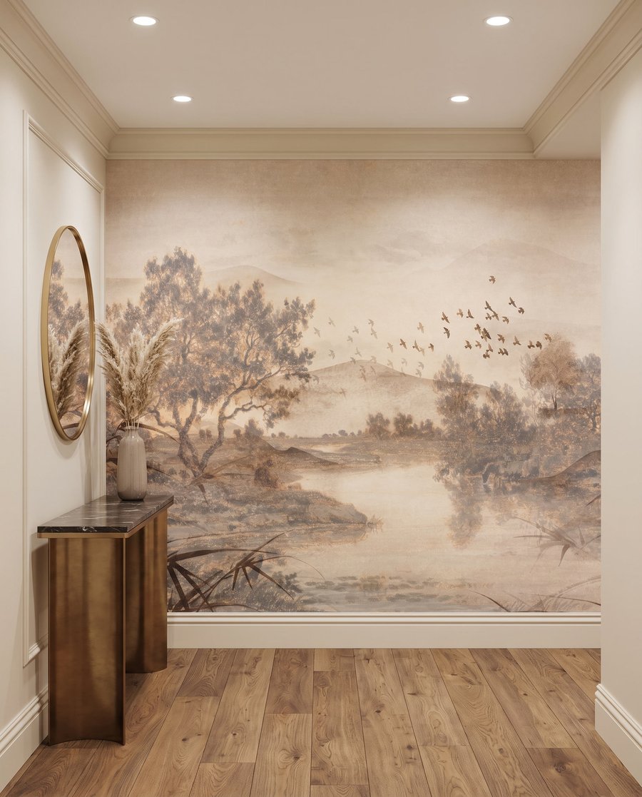Orilla tranquila de río — interior 8