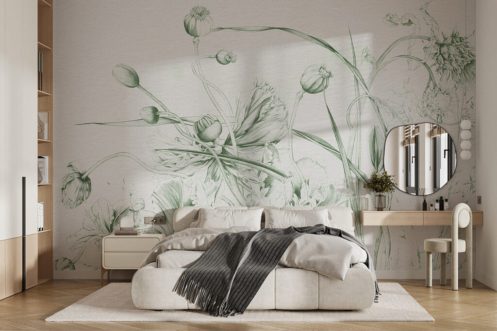 Flores silvestres a lápiz — interior 1