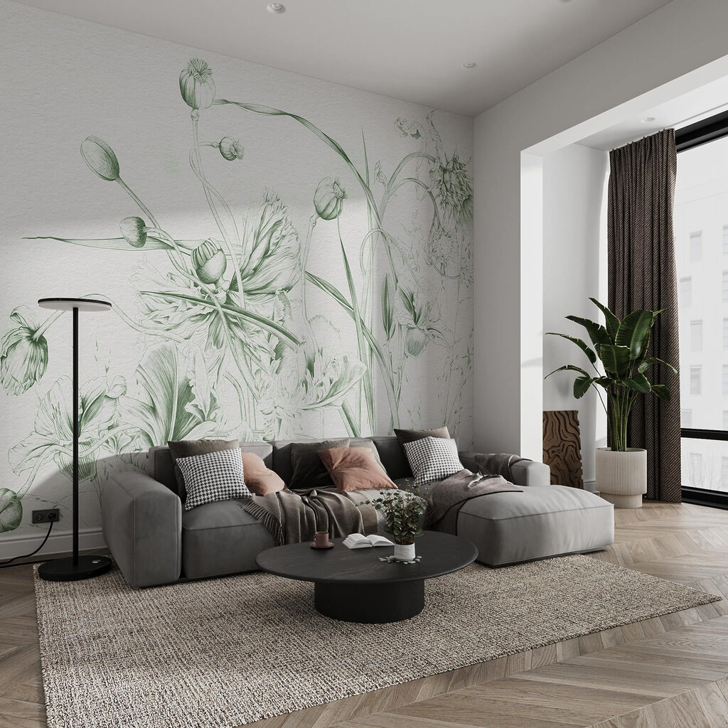Flores silvestres a lápiz — interior 2
