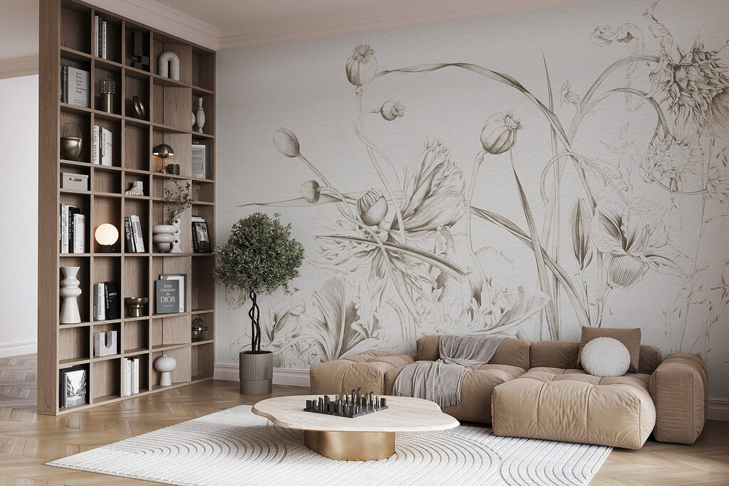 Flores silvestres a lápiz — interior 2