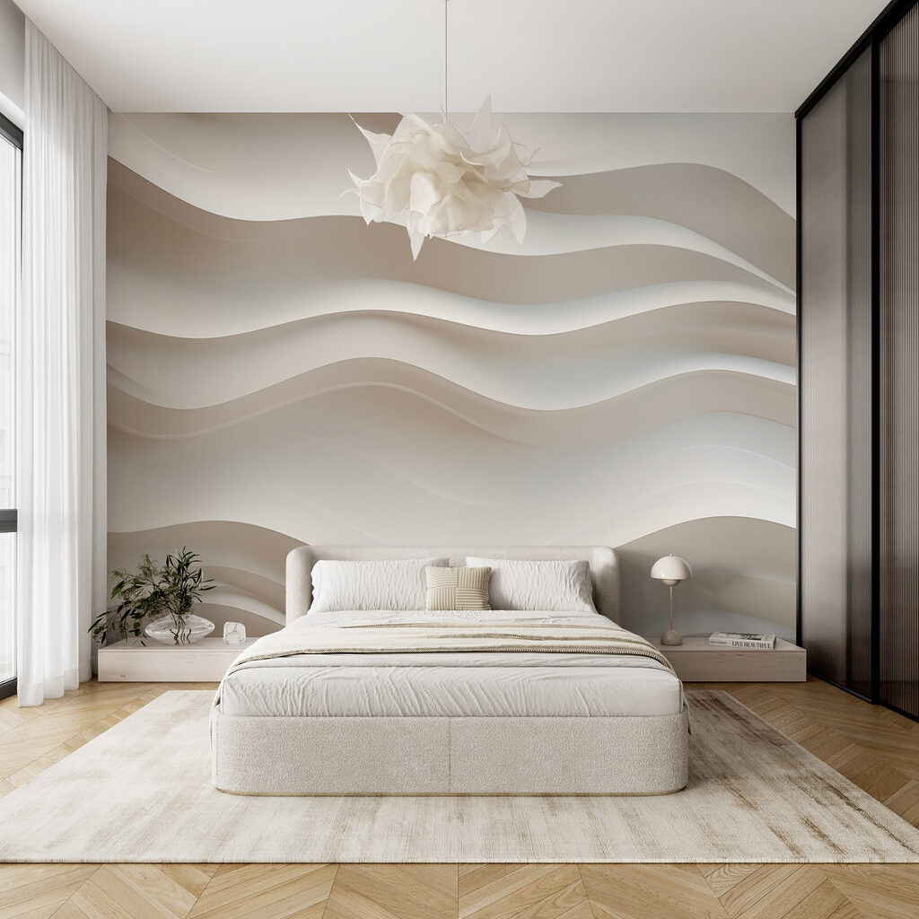 Capas onduladas en crema — interior 2