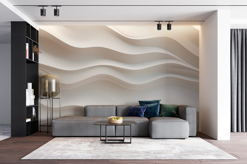 Capas onduladas en crema — interior 4