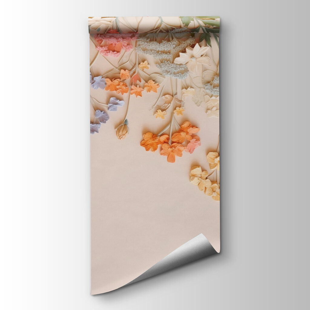 Flores colgantes de colores — vista del producto