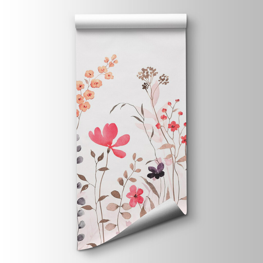 Flores silvestres rosas — vista del producto
