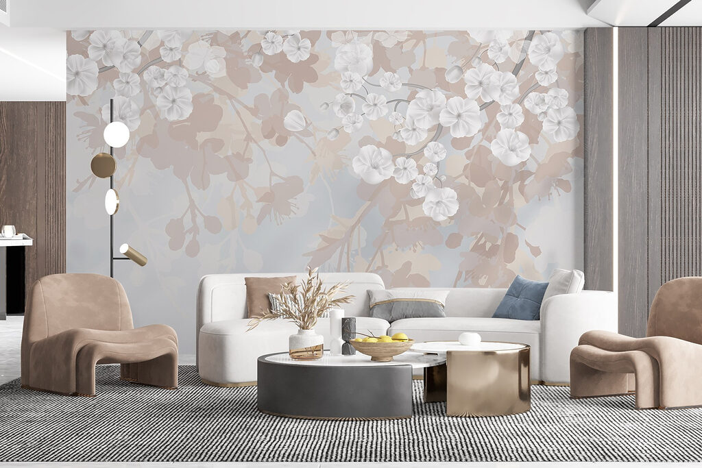 Racimos blancos, hojas rosadas — interior 4