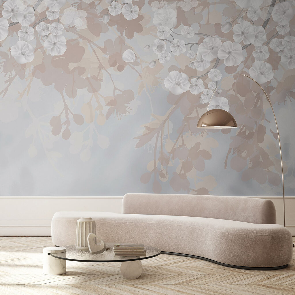 Racimos blancos, hojas rosadas — interior 5
