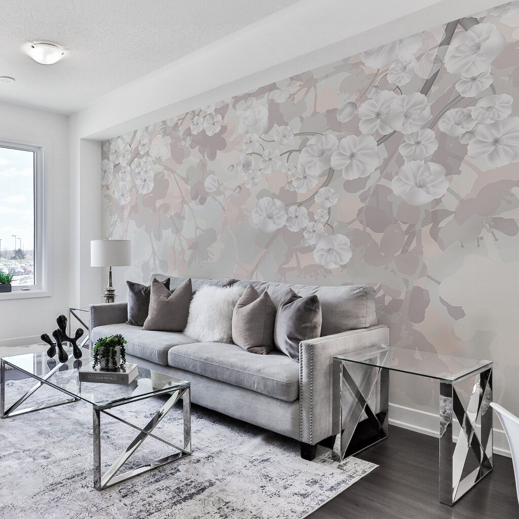 Racimos blancos, hojas rosadas — interior 6