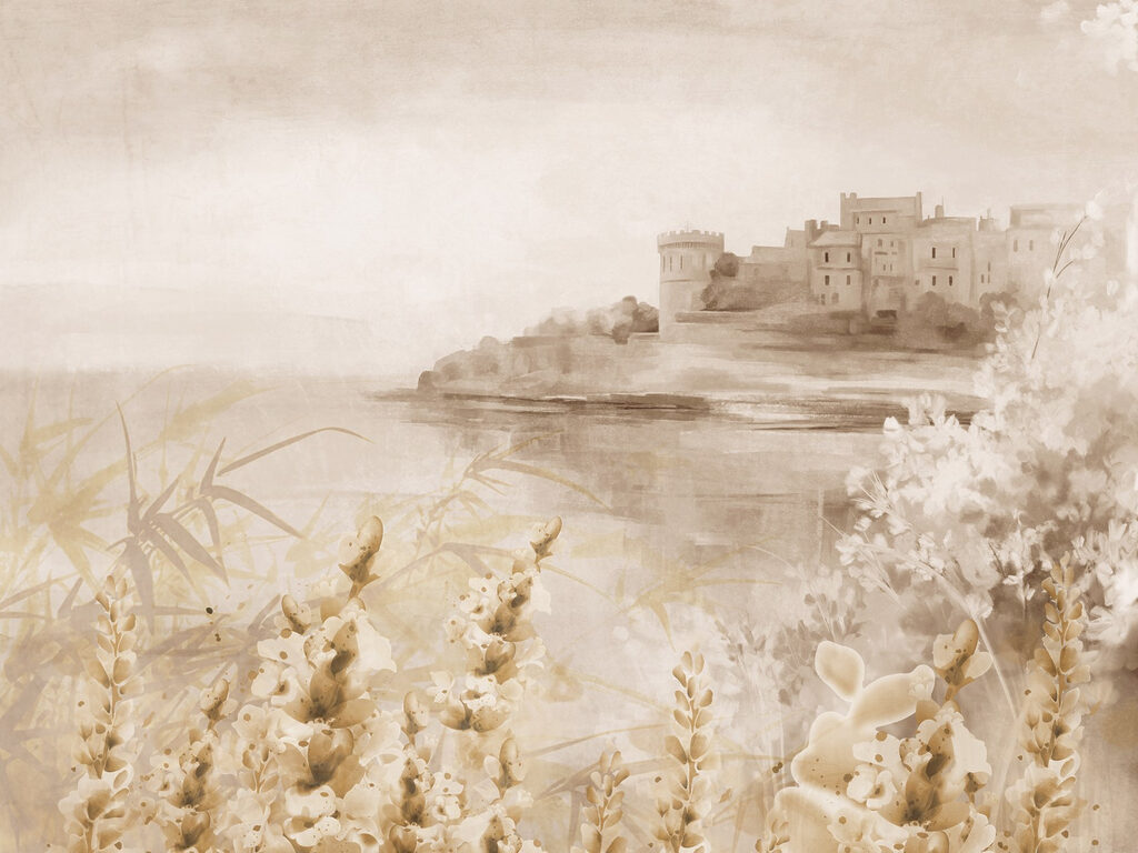 Castillo en la costa — diseño completo