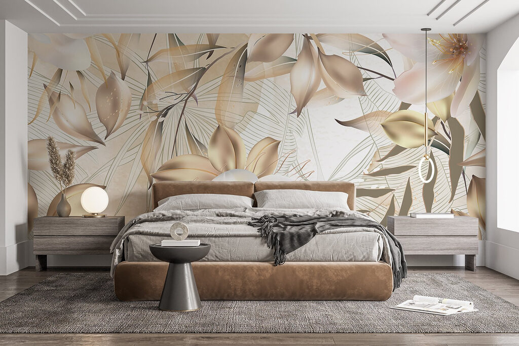Flores tropicales diagonales — interior 1