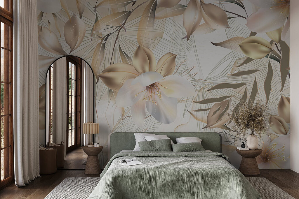 Flores tropicales diagonales — interior 2