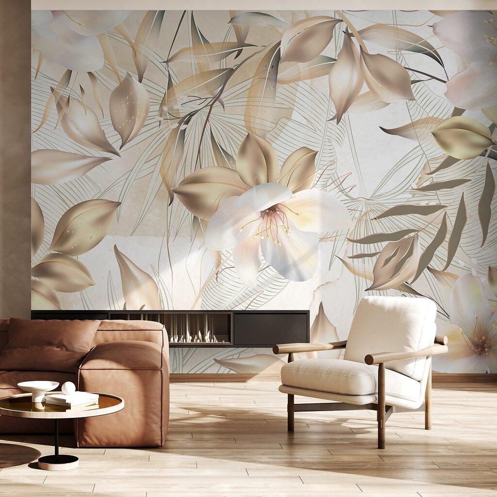 Flores tropicales diagonales — interior 3
