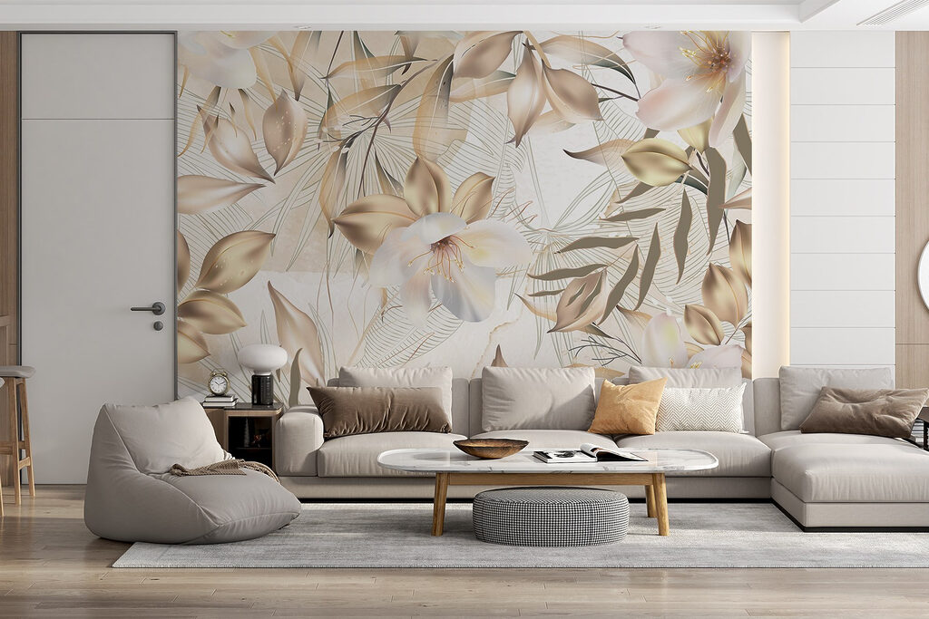 Flores tropicales diagonales — interior 5