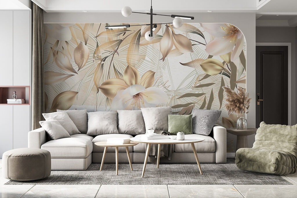 Flores tropicales diagonales — interior 6