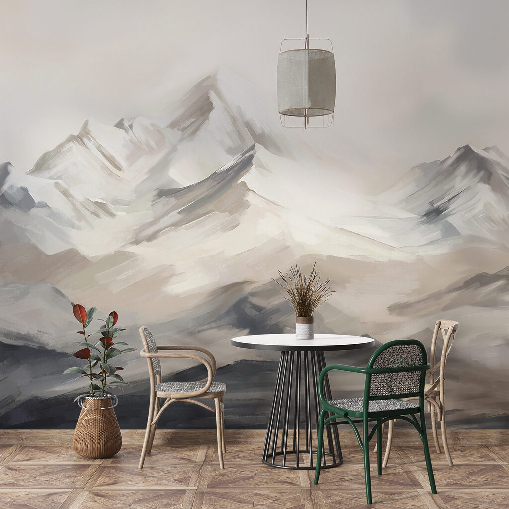 Montañas en pinceladas gruesas — interior 6