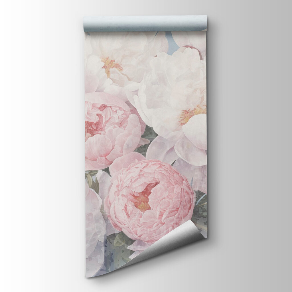 Ramo de peonías rosas — vista del producto